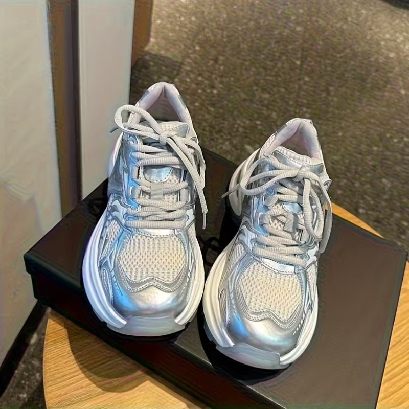 Women's Dad Shoes with Mesh