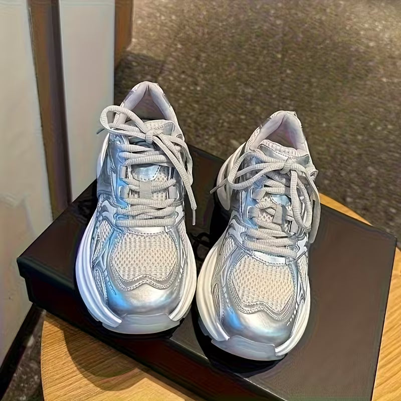 Women's Dad Shoes with Mesh